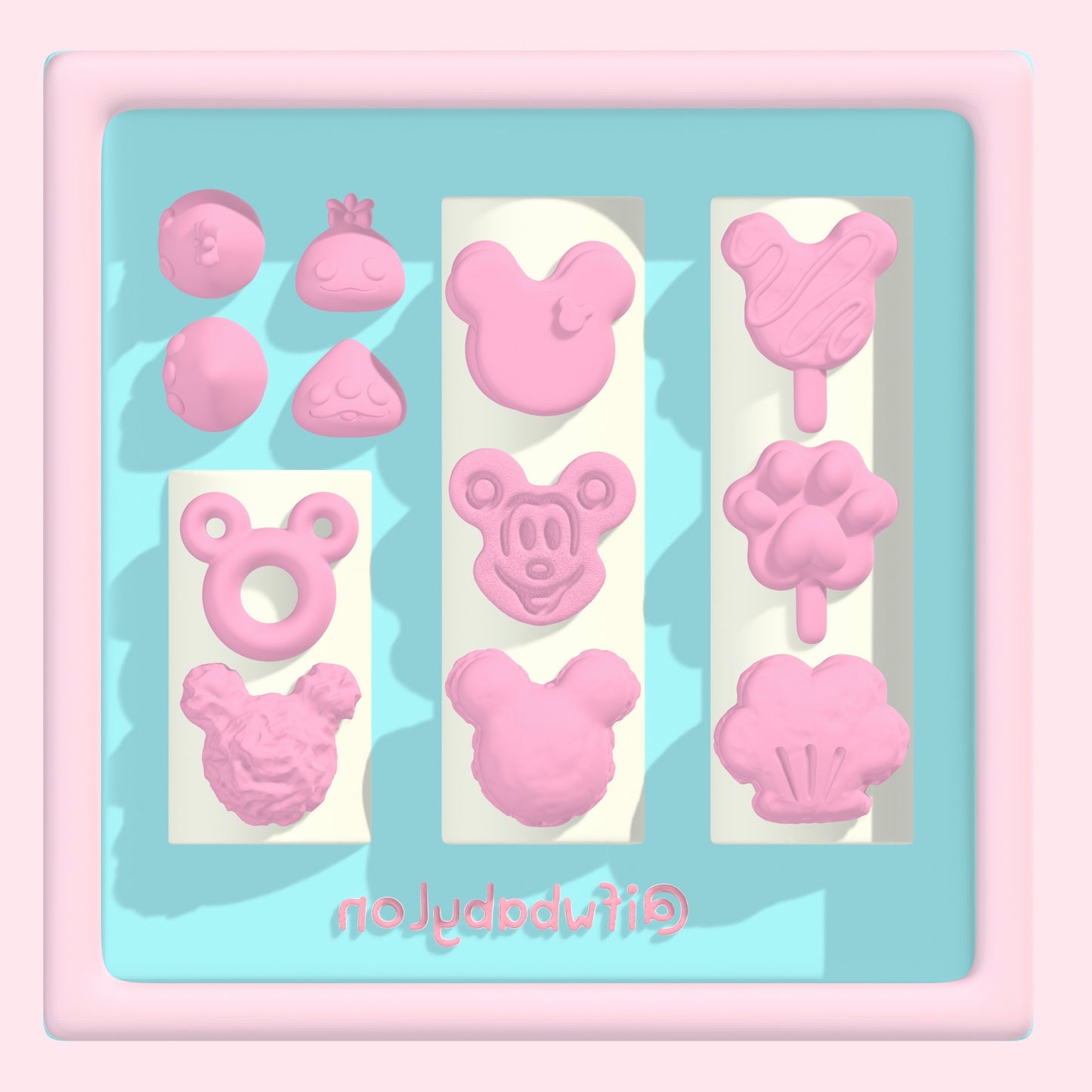 Disney Food Nail Mold