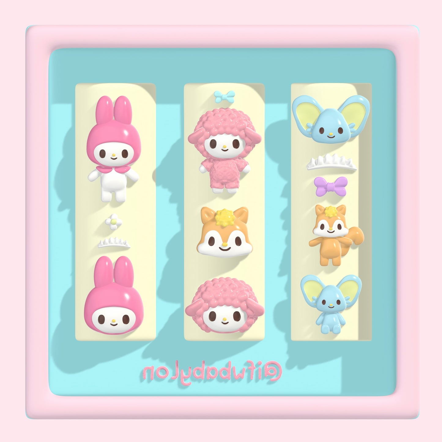 My Melody & Friends Nail Mold