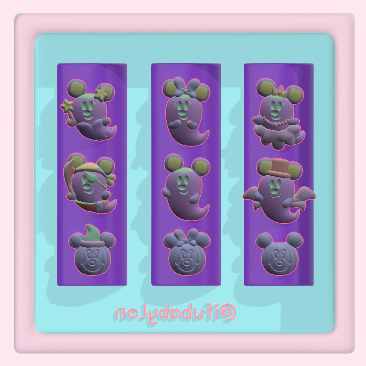 Halloween Disney Nail Mold