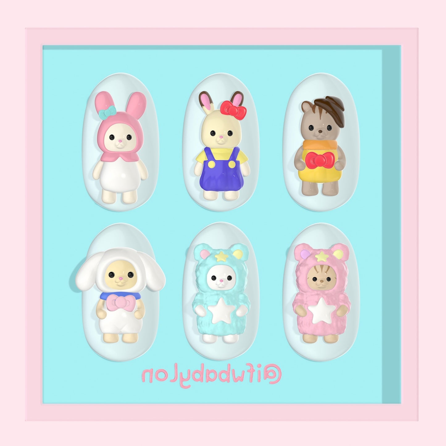 Sanrio x Sylvanian Nail Mold