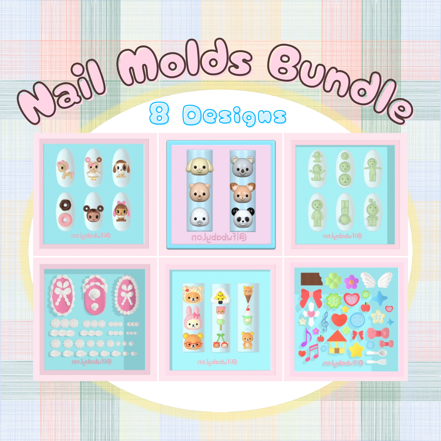 June Nail Molds Bundle