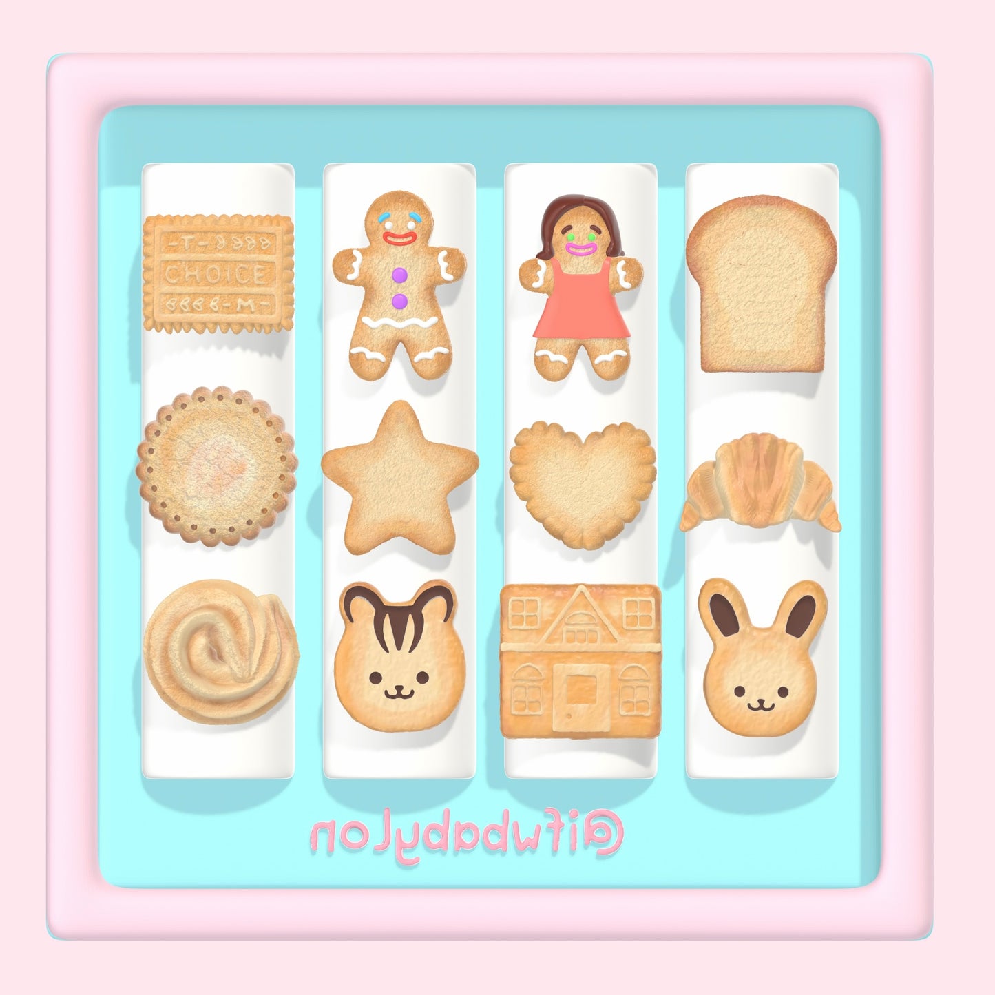 Cookies Nail Mold