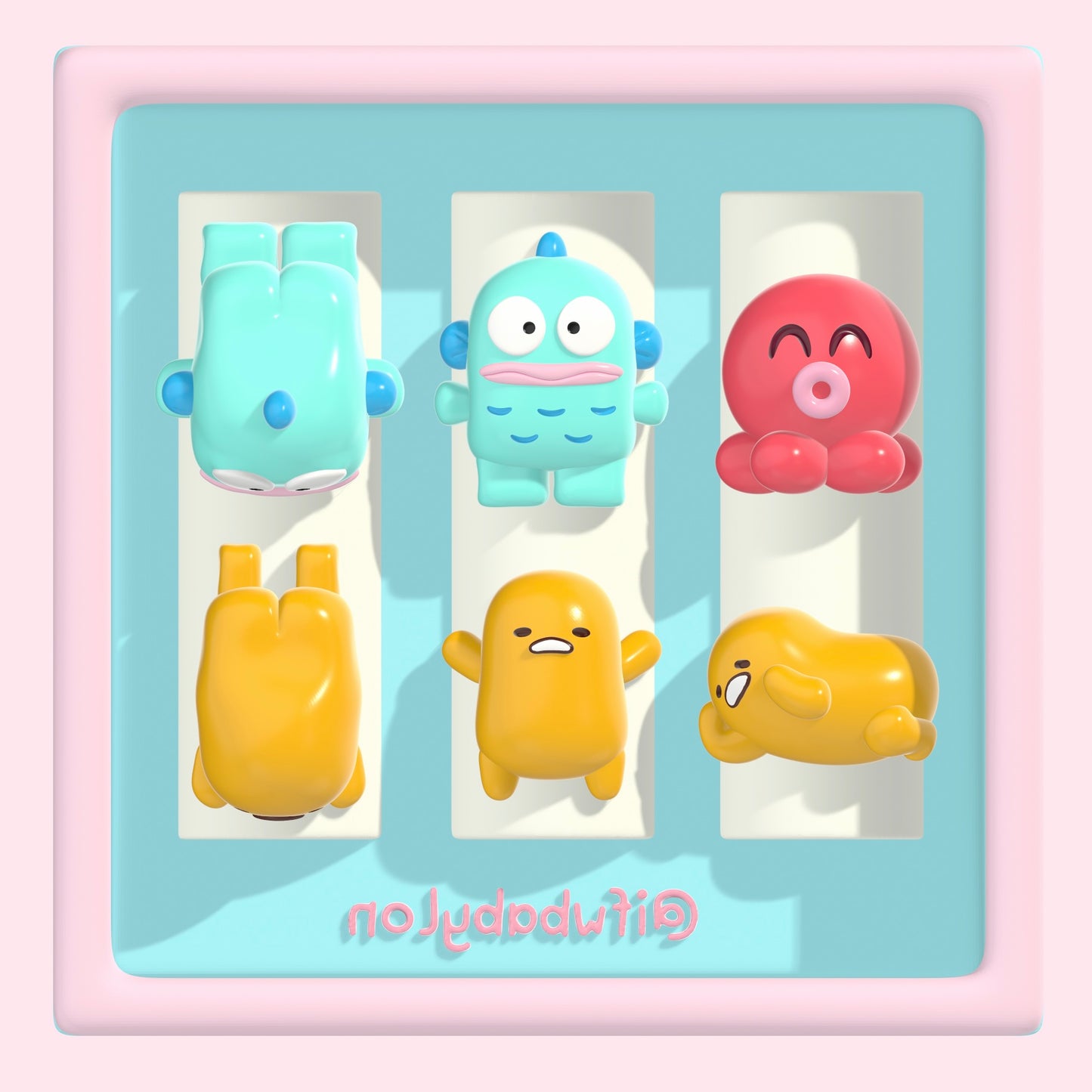 Hangyodon & Gudetama Nail Mold