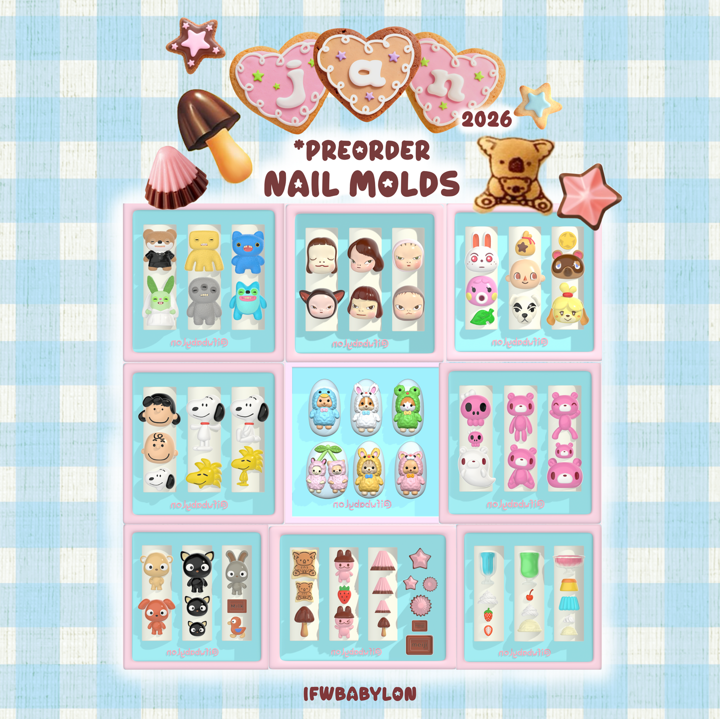 January Nail Mold Bundle