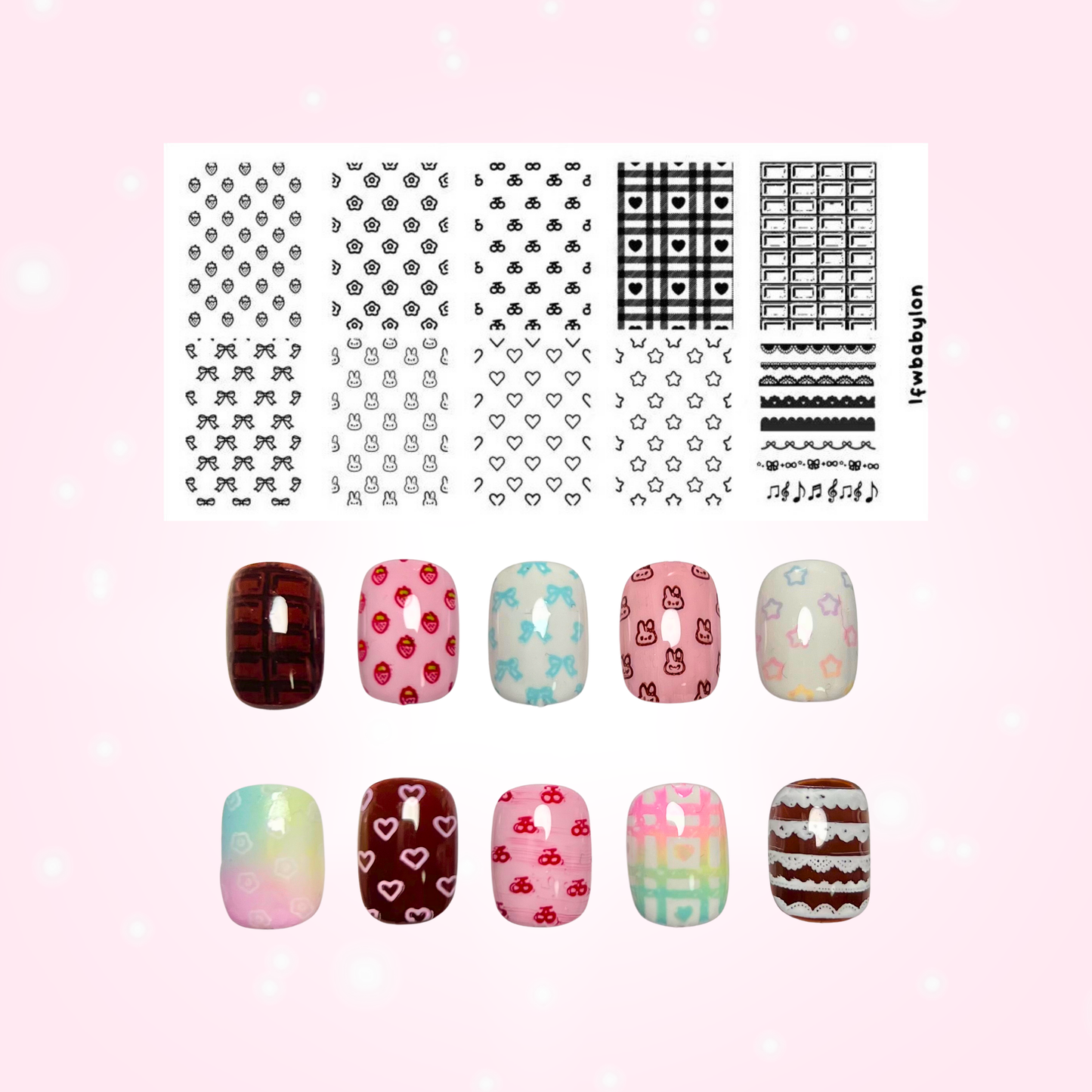 Sweet Coquette Stamping Plate