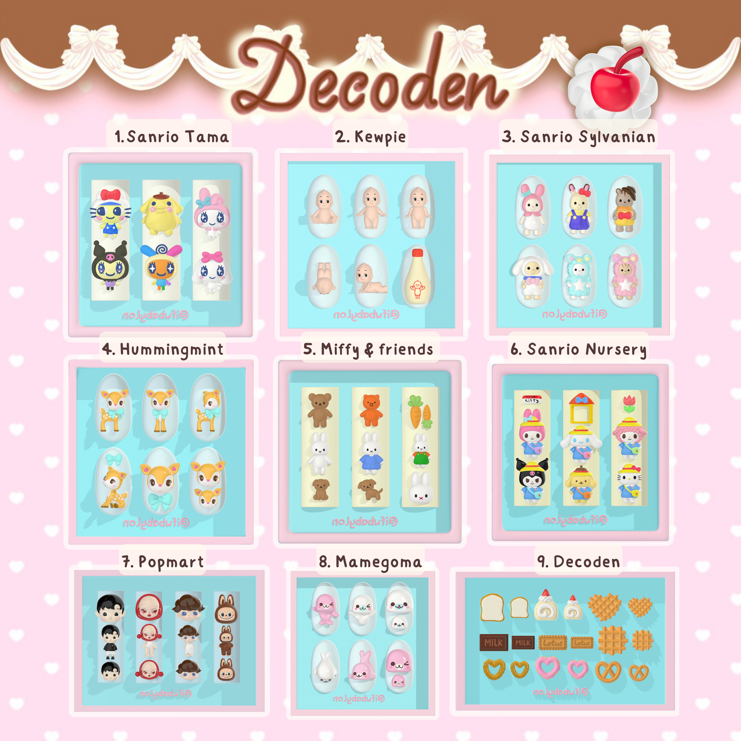 Decoden Nail Mold Bundle