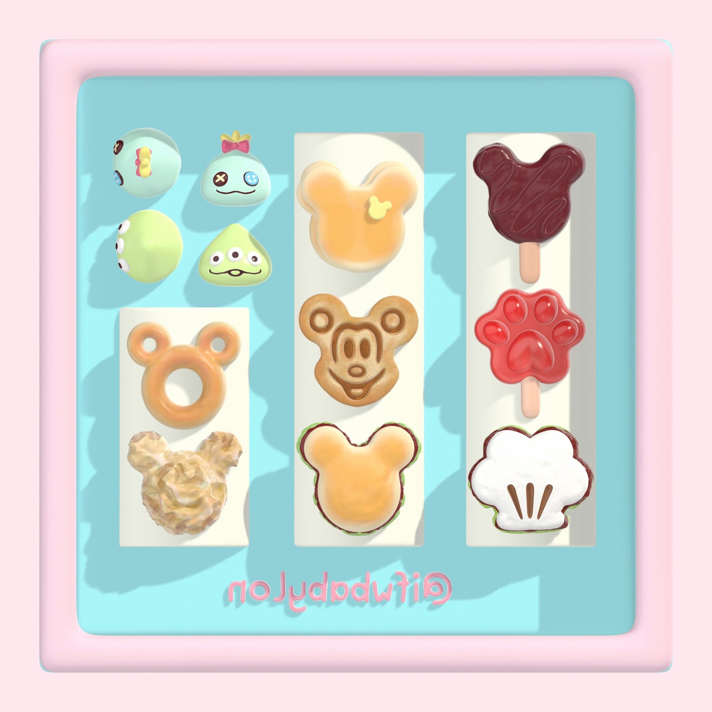 Disney Food Nail Mold