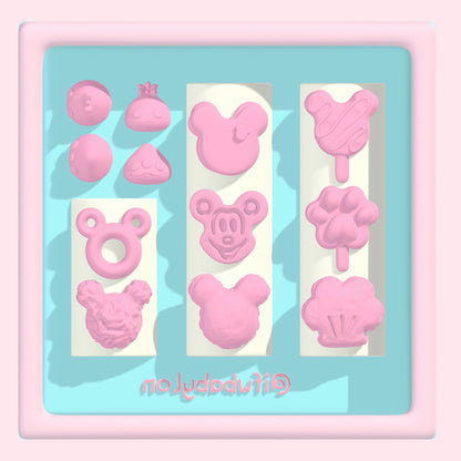 Disney Food Nail Mold
