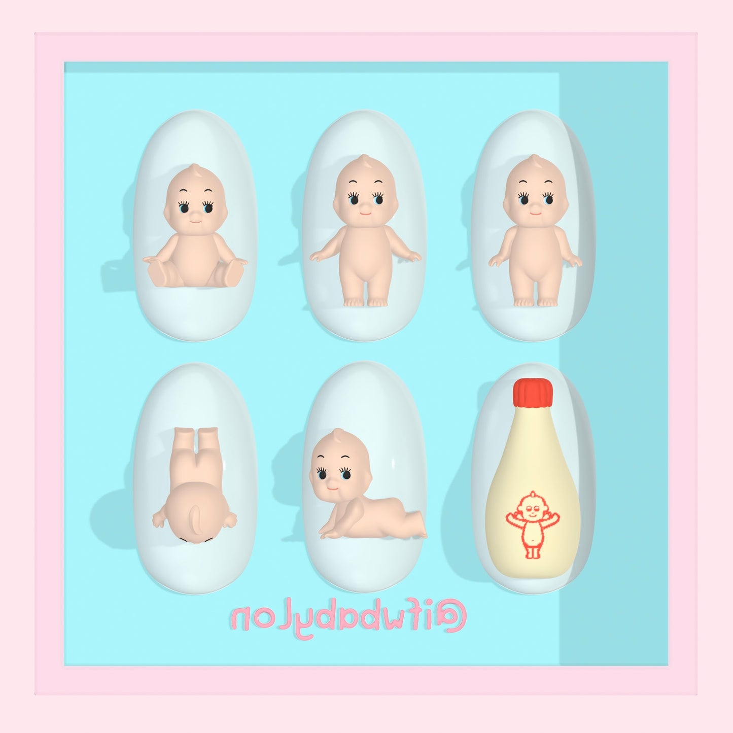 Kewpie Nail Mold