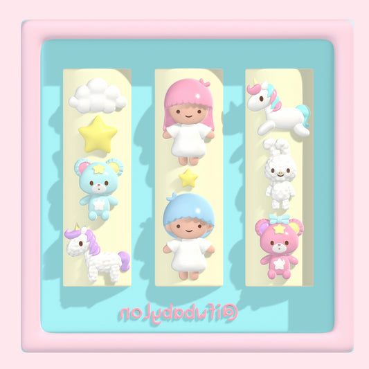 Little Twin Stars Nail Mold