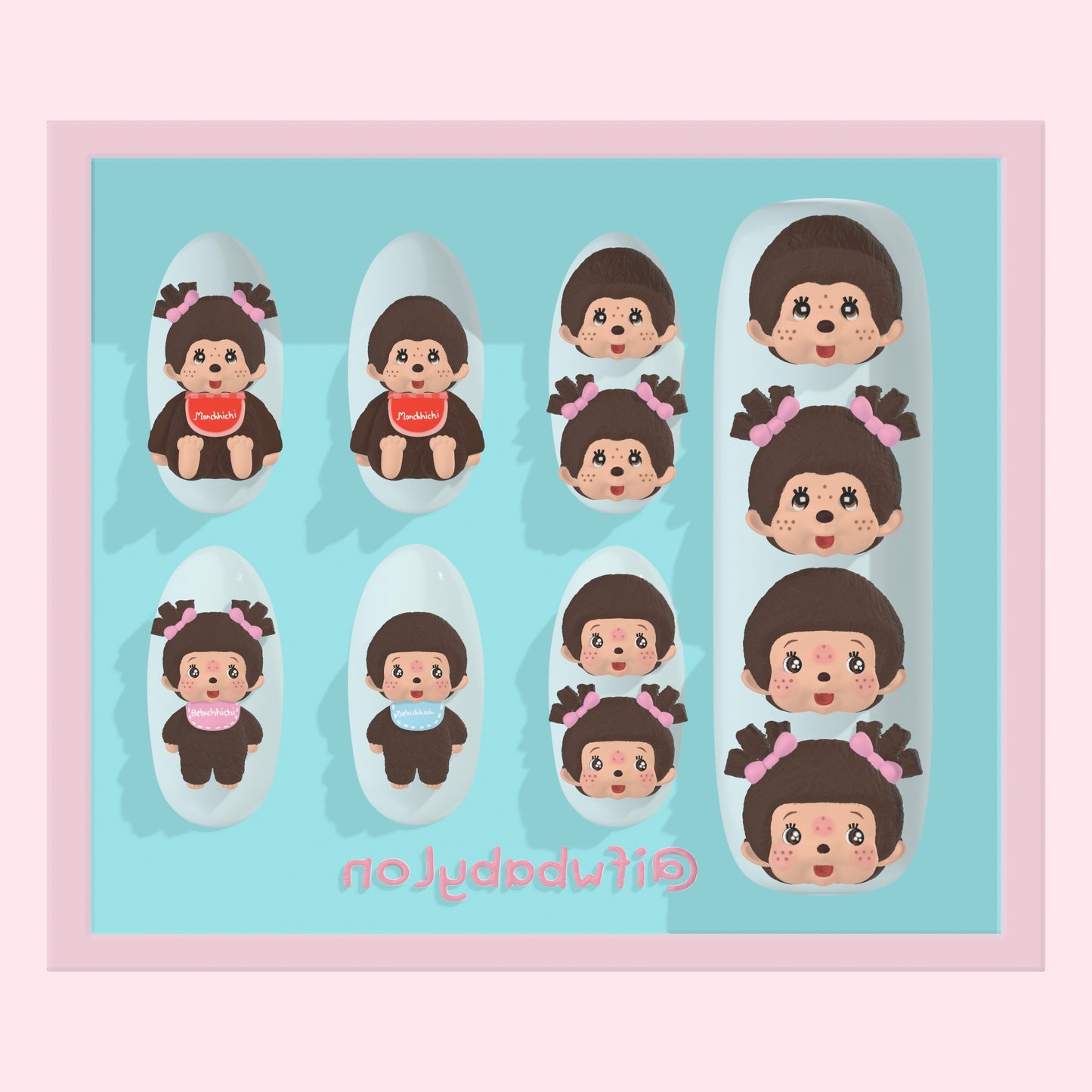 Monchhichi Nail Mold
