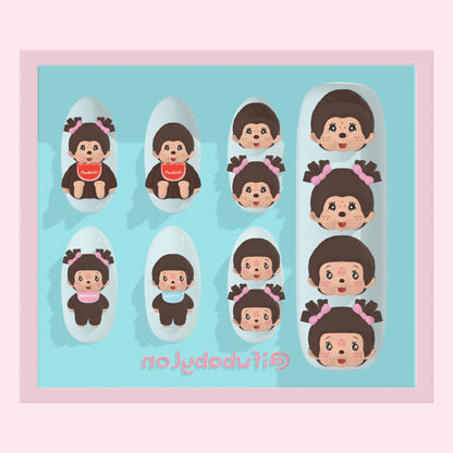 Monchhichi Nail Mold
