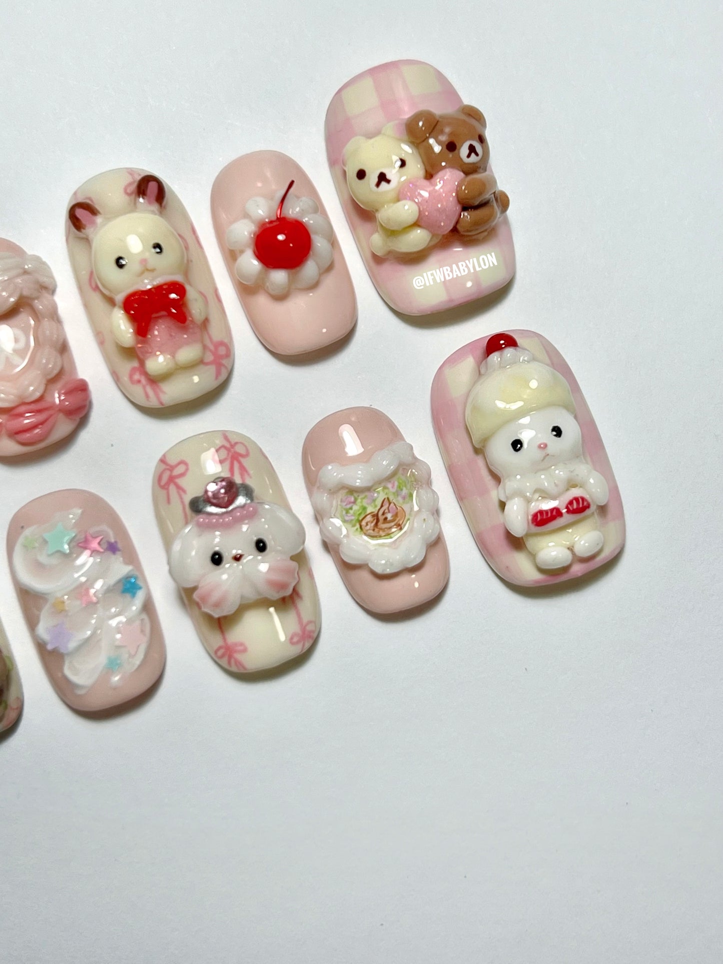 Sylvanian x Rilakkuma Set