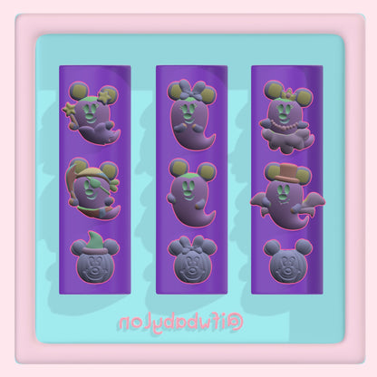 Halloween Disney Nail Mold