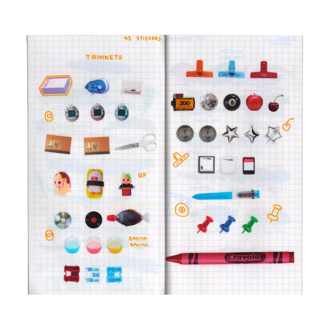 Trinkets - sticker roll
