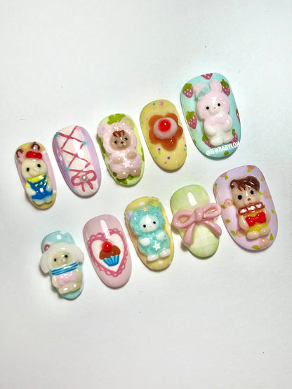 Sanrio x Sylvanian Set