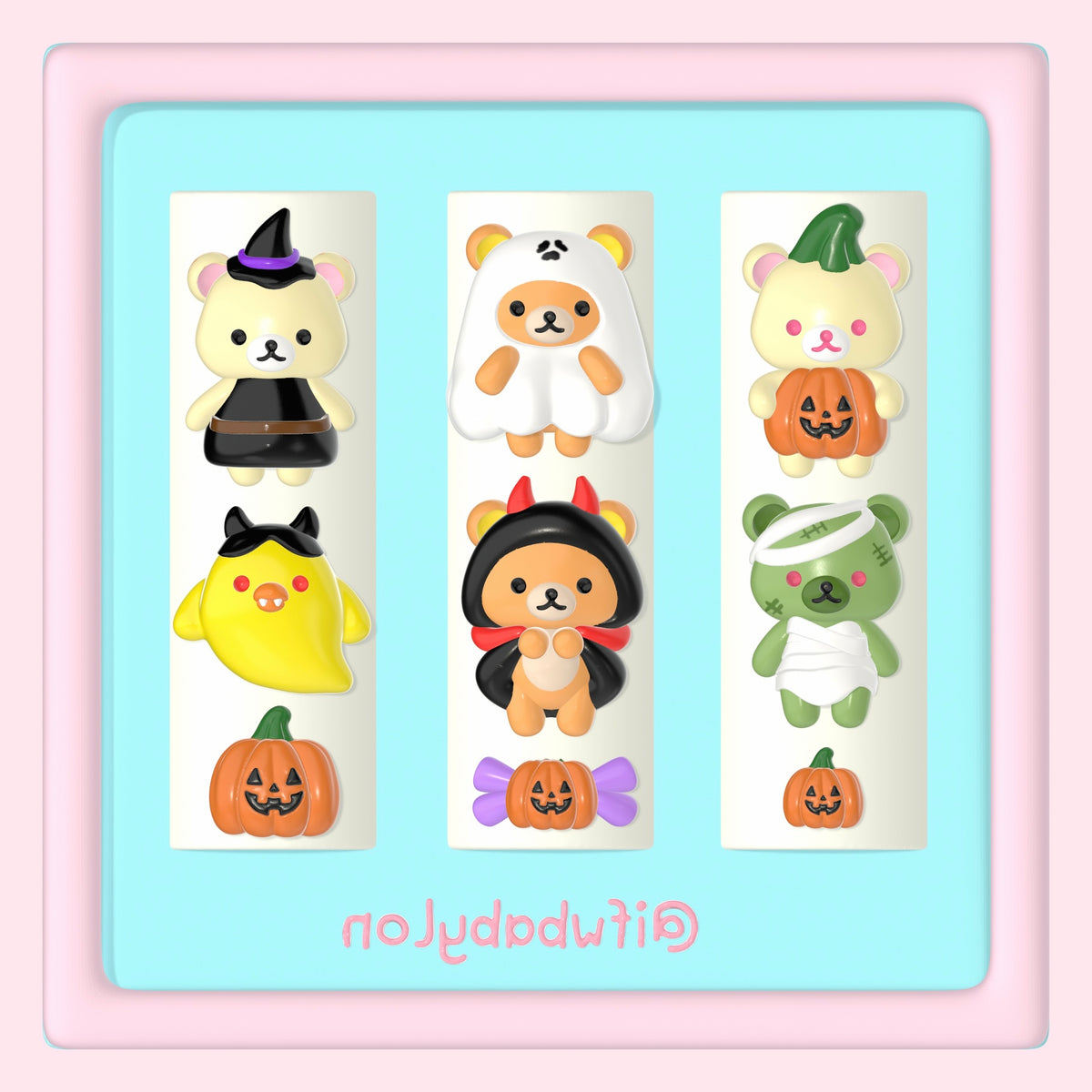 Halloween Rilakkuma Nail Mold