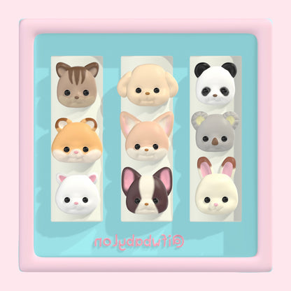 Sylvanian Baby Heads Nail Mold