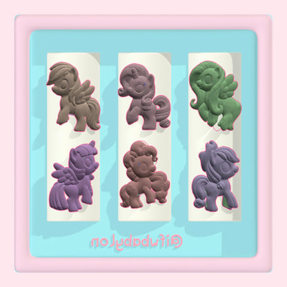 My Little Pony Nail Mold
