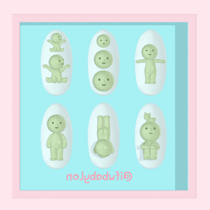 Smiski Nail Mold