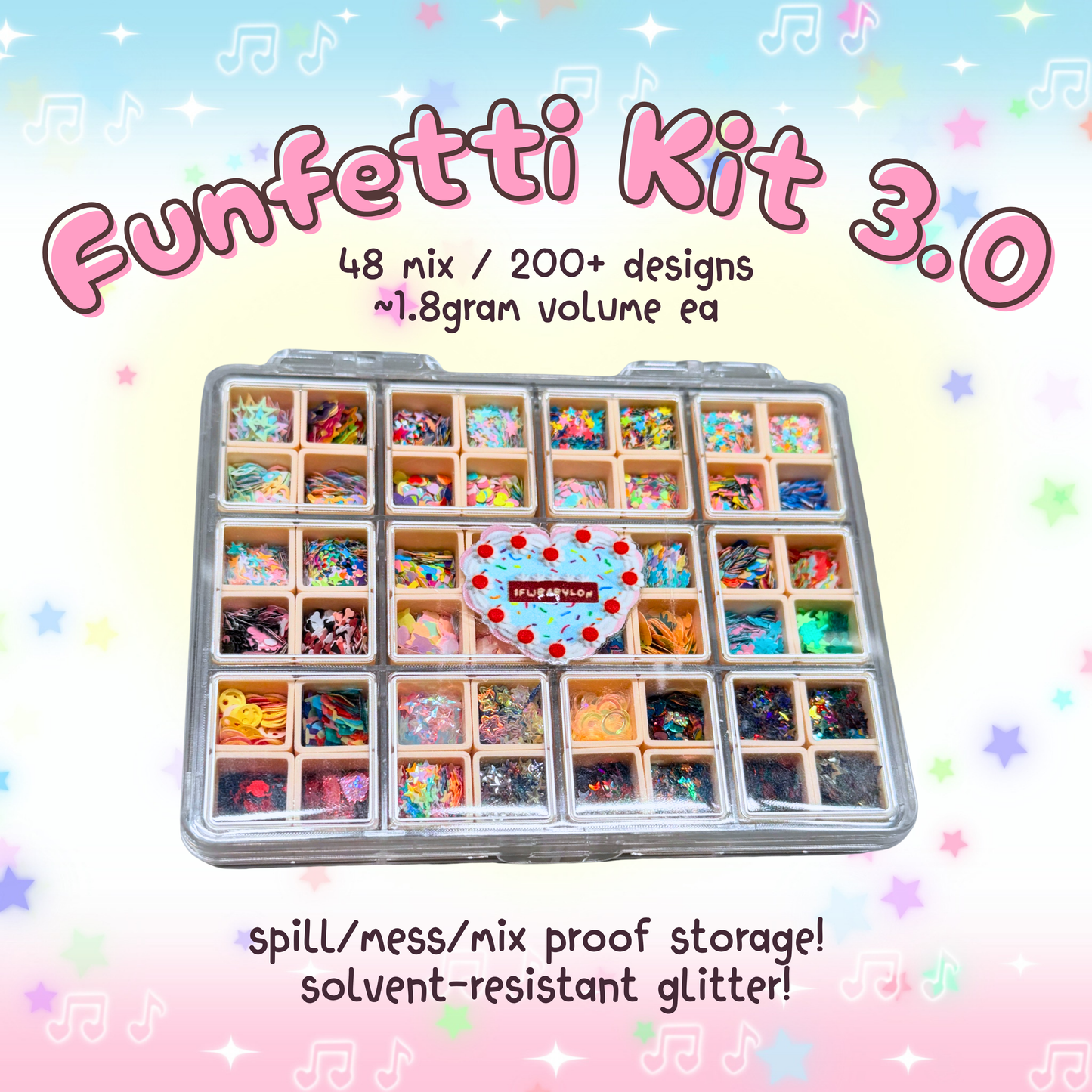 Funfetti Glitter Kit 3.0 (48 mix)