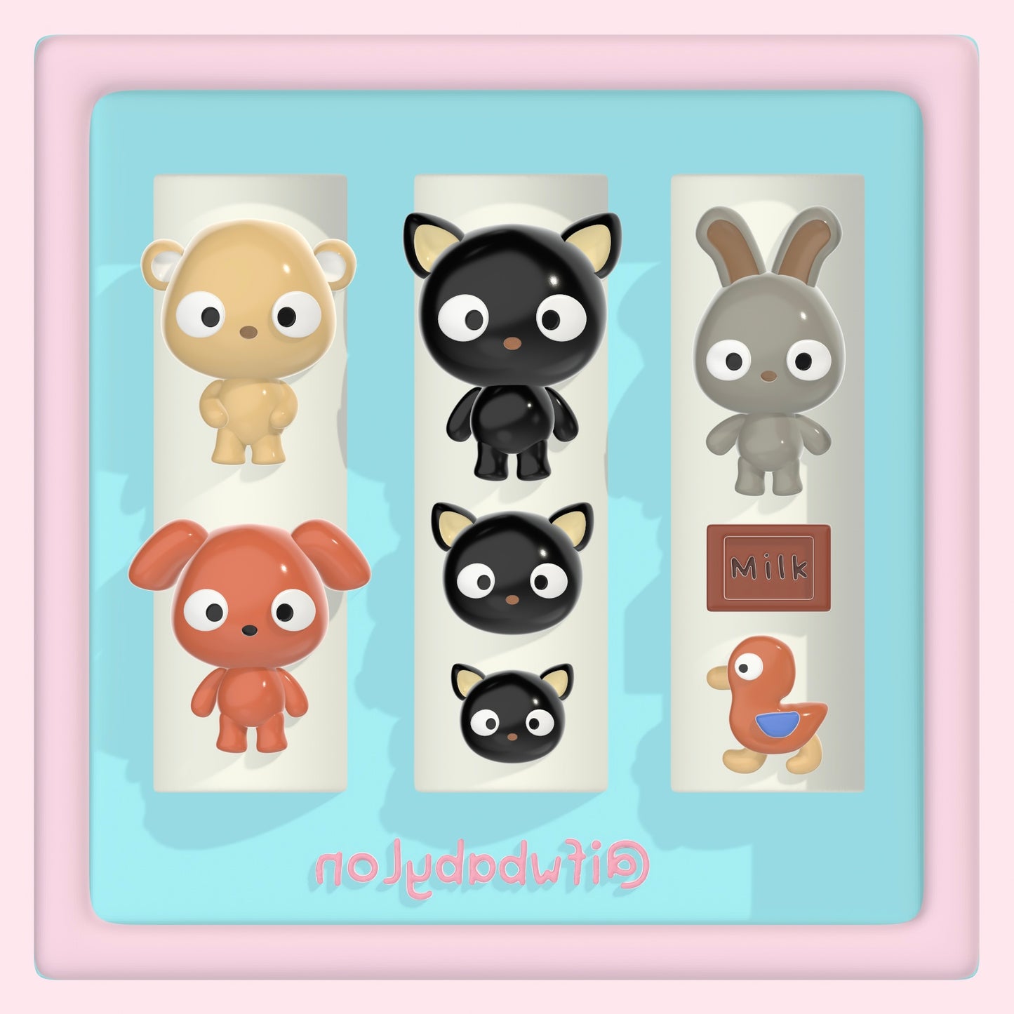 Chococat and friends Nail Mold