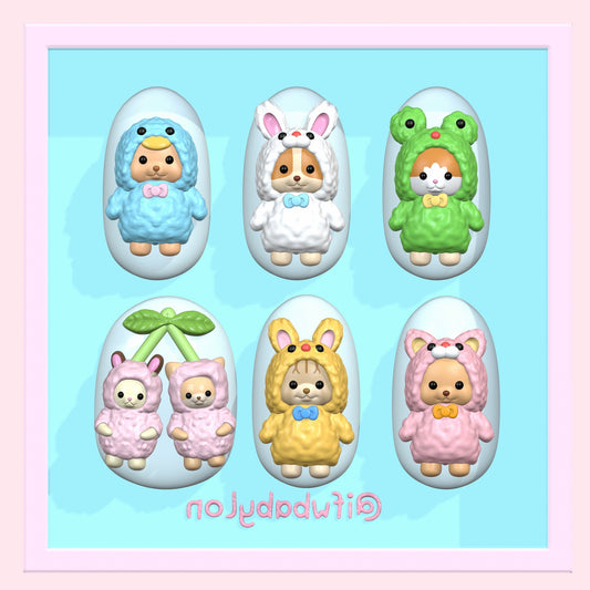 Sylvanian Furry Friends Nail Mold