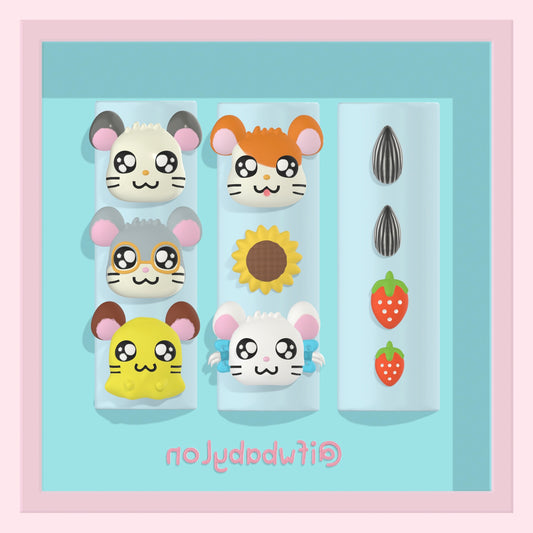 Hamtaro Nail Mold