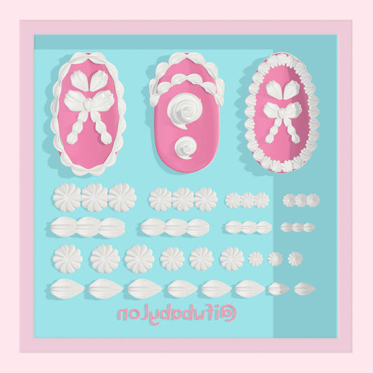 Whip Cream Nail Mold