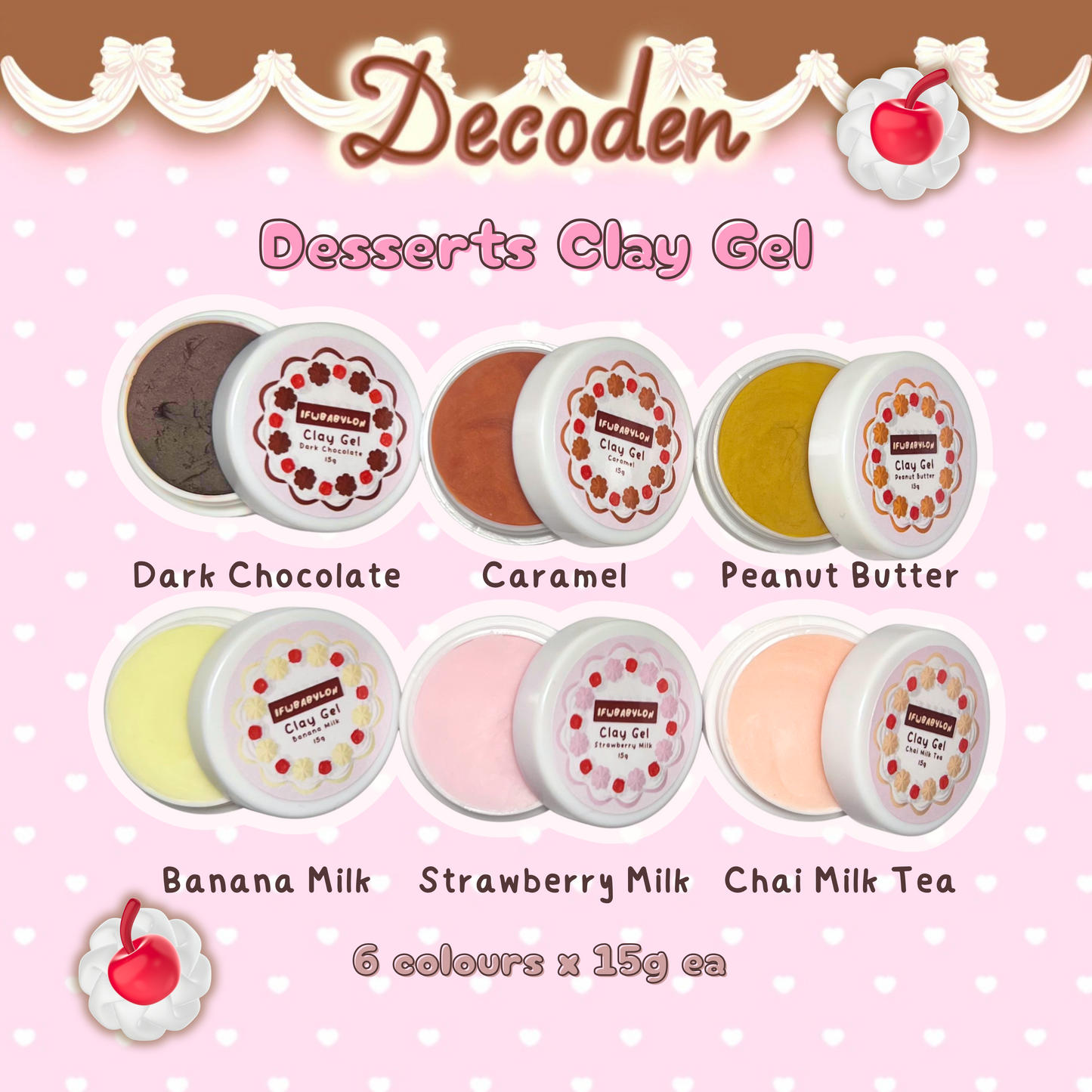 Desserts Clay Gel Collection