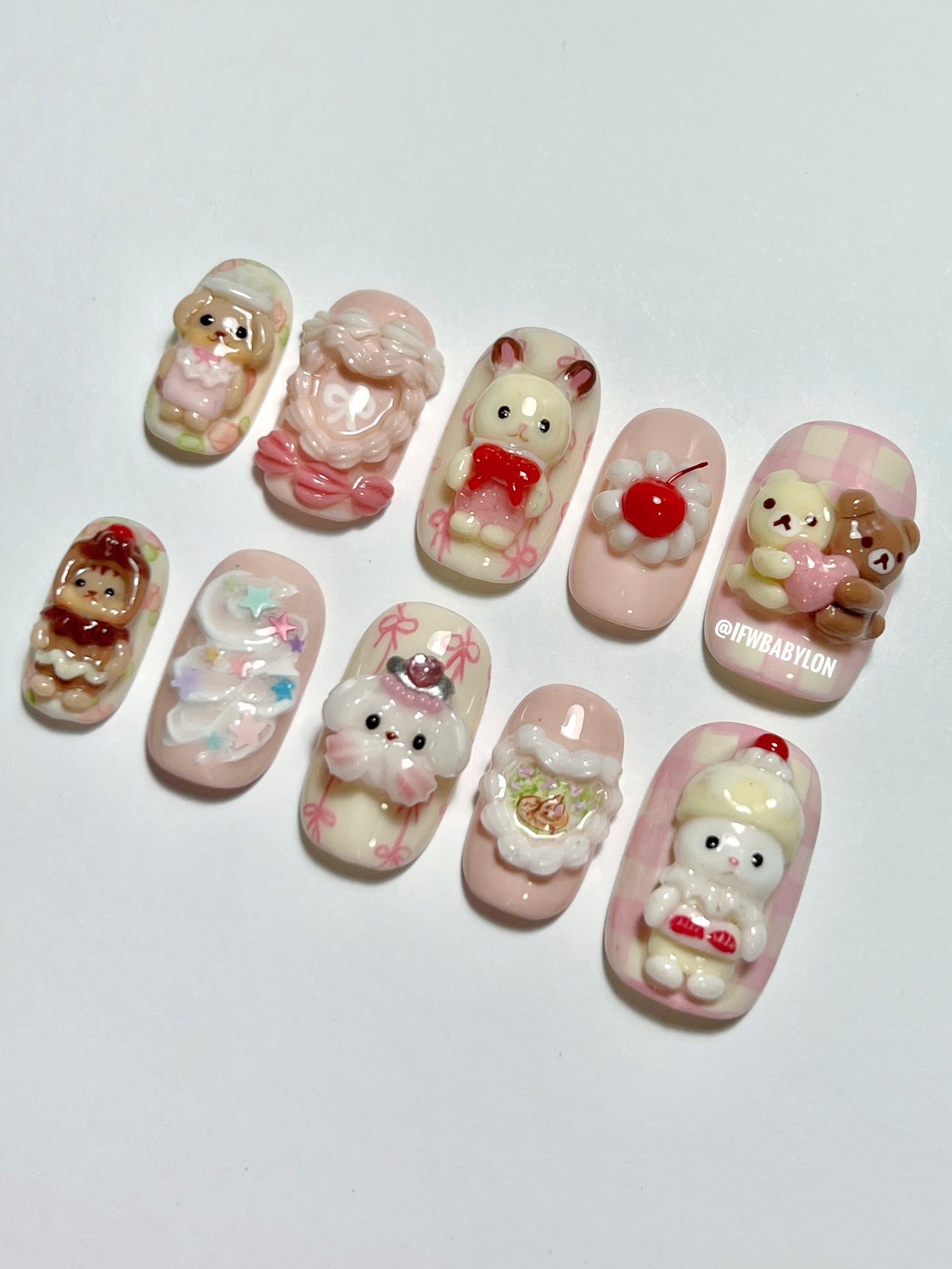 Sylvanian x Rilakkuma Set