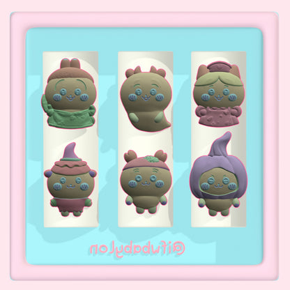 Halloween Chiikawa Nail Mold