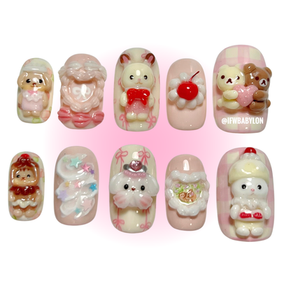 Sylvanian x Rilakkuma Set