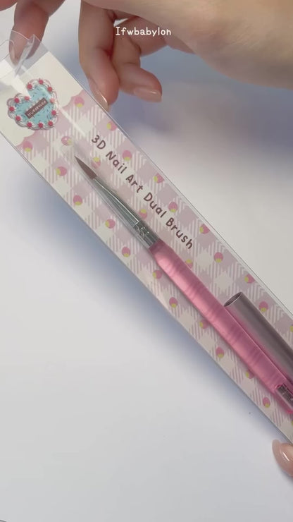 3D Nail Art Dual Brush